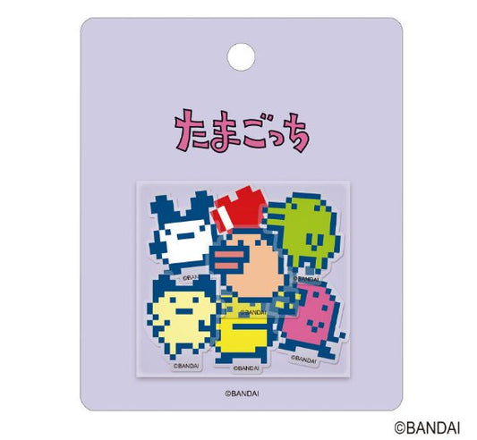 [PURPLE] "Tamagotchi" Sticker Flakes - Rosey’s Kawaii Shop