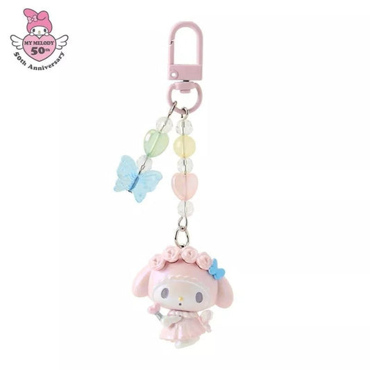 [RAINBOW] LIMITED "My Melody 50th Anniversary" Keychain - Rosey’s Kawaii Shop