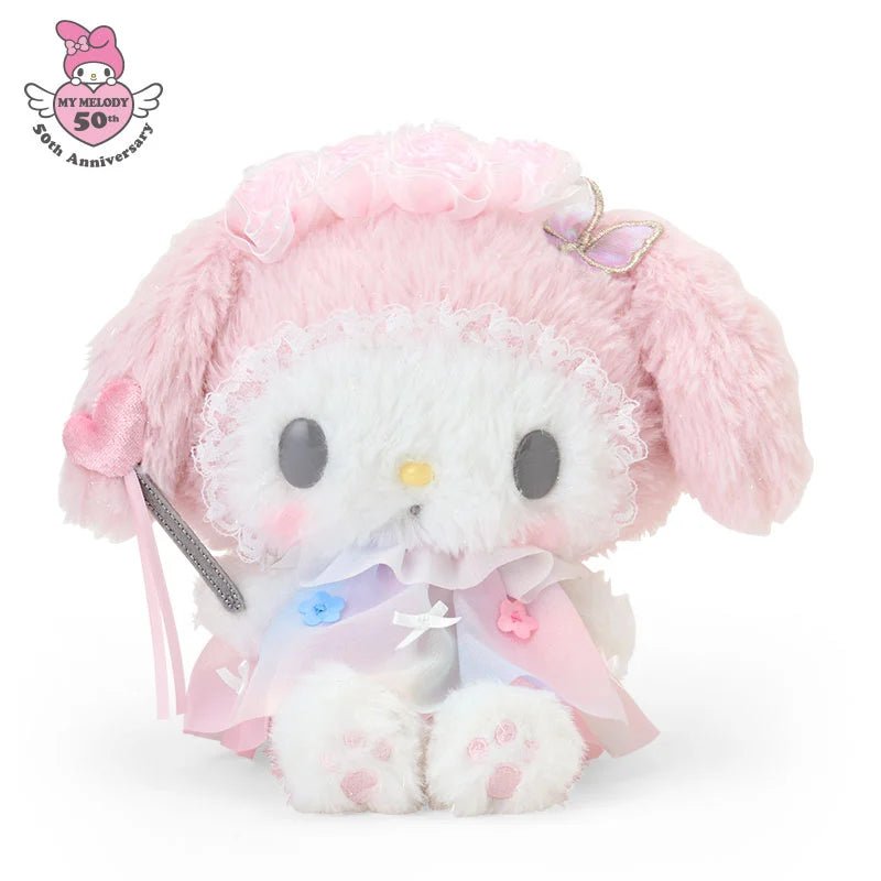 [RAINBOW MY MELODY] LIMITED "My Melody 50th Anniversary" Plush - Rosey’s Kawaii Shop