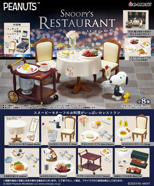 RE - MENT "Snoopy's Restaurant" Figure Blind Box - Rosey’s Kawaii Shop