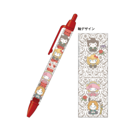 [RED] "The Rose of Versailles x Sanrio" Ballpoint Pen - Rosey’s Kawaii Shop