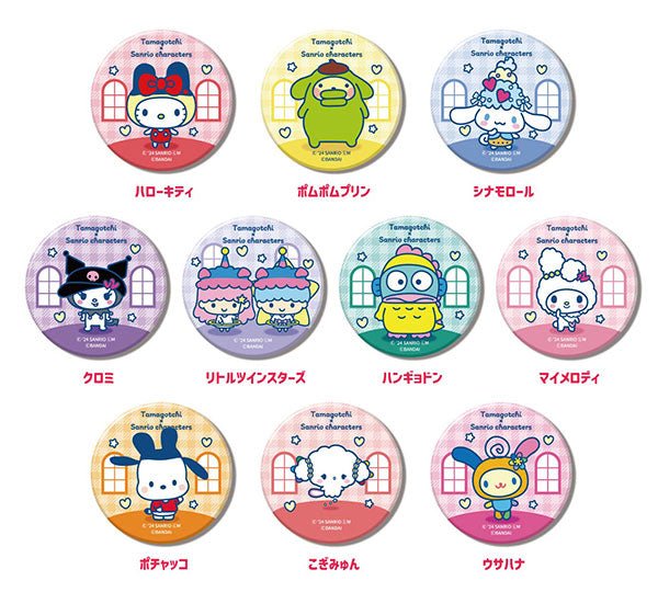 [REGULAR CAN BADGE] "Sanrio x Tamagotchi" Blind Bag - Rosey’s Kawaii Shop