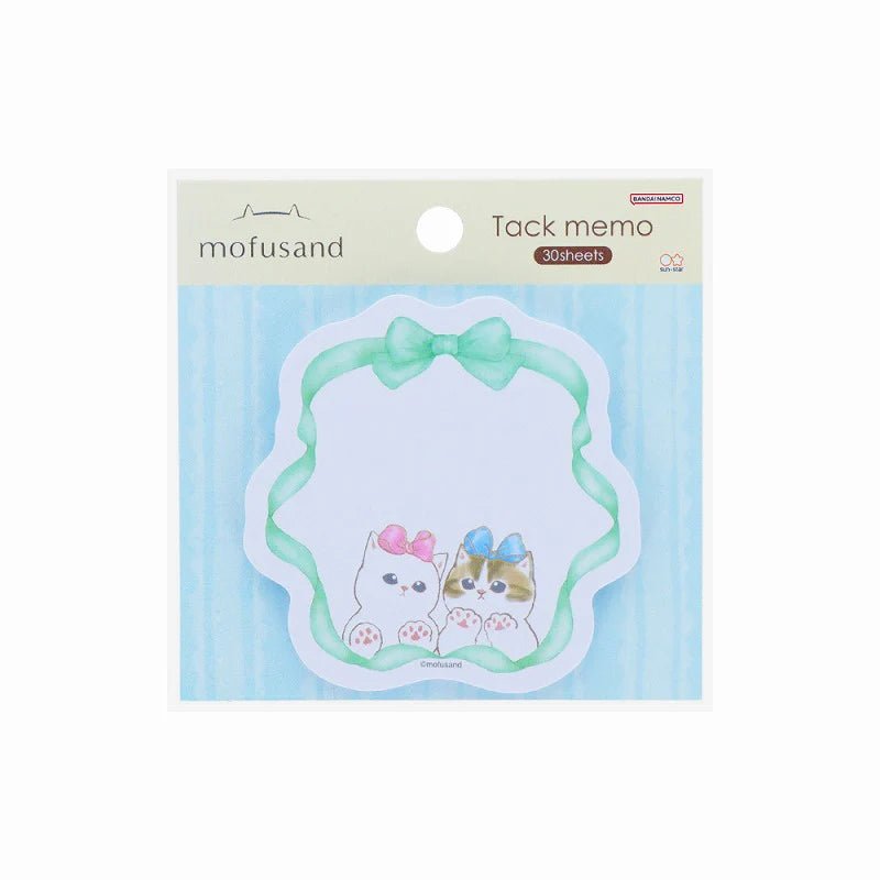 [RIBBON WREATH] "Mofusand Ribbon" Sticky Notes - Rosey’s Kawaii Shop