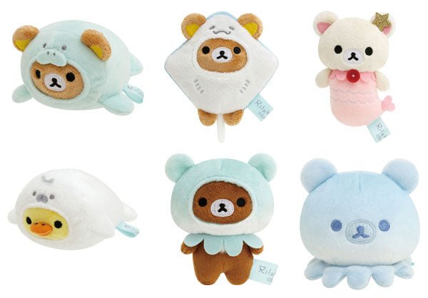 Rilakkuma "Relax Ocean Mood" Tenori Plush - Rosey’s Kawaii Shop