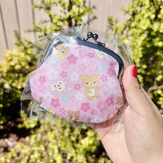 "Rilakkuma Sakura" Coin Pouch - Rosey’s Kawaii Shop