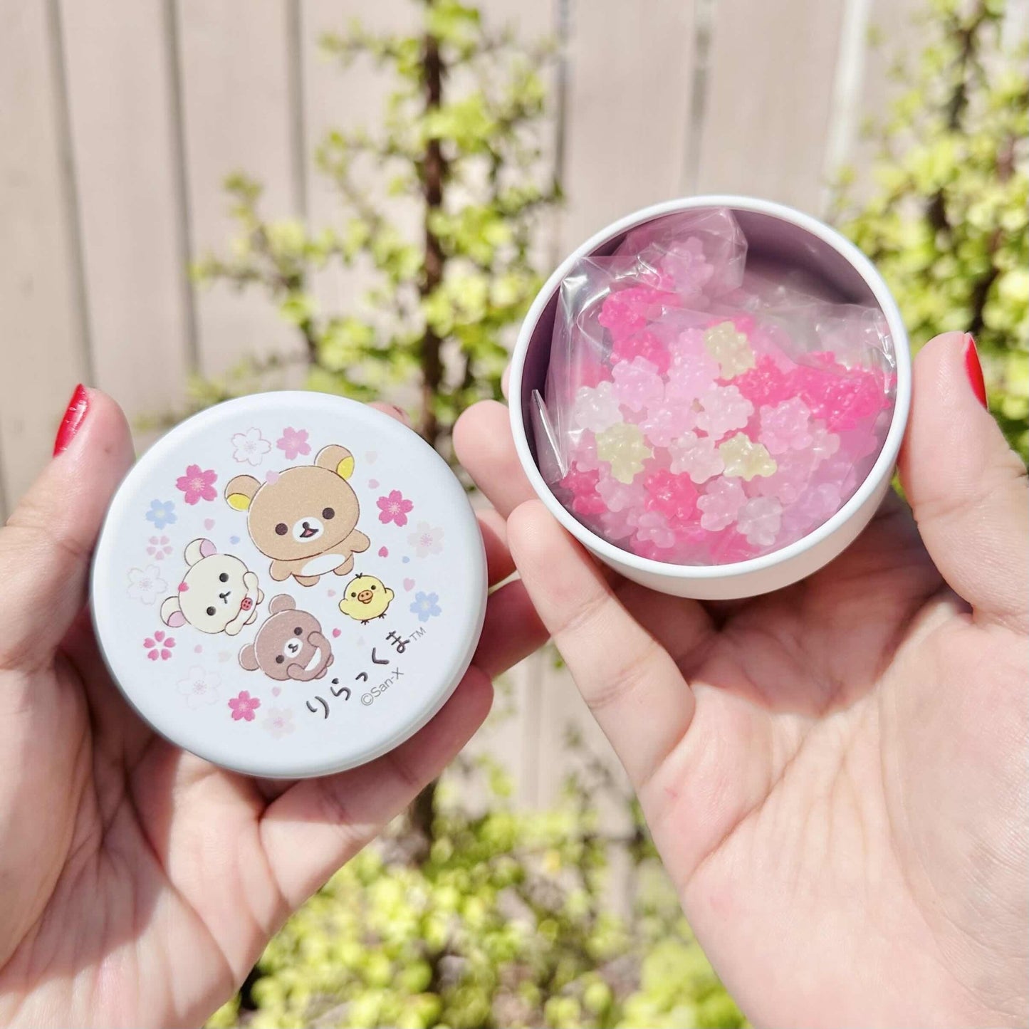 "Rilakkuma Sakura" Konpeito Candy & Tin - Rosey’s Kawaii Shop