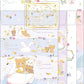 "Rilakkuma Swan & Golden Flower" Letter Set - Rosey’s Kawaii Shop