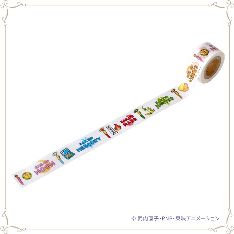 [SAILOR 5 ICON] LIMITED "Sailor Moon Museum" Masking Tape - Rosey’s Kawaii Shop