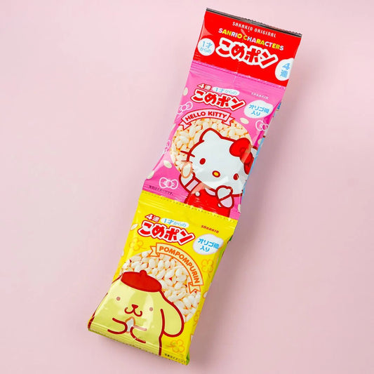 SAKAKIN "Sanrio Puff Rice Snack" [4PCS] - Rosey’s Kawaii Shop