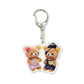 [Sakura & Eyepatch] LIMITED "Rilakkuma Store Manager" Acrylic Keychain - Rosey’s Kawaii Shop