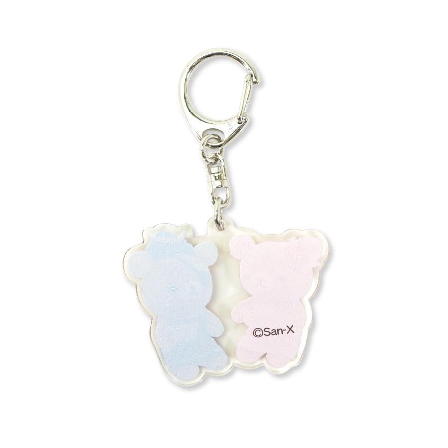 [Sakura & Eyepatch] LIMITED "Rilakkuma Store Manager" Acrylic Keychain - Rosey’s Kawaii Shop