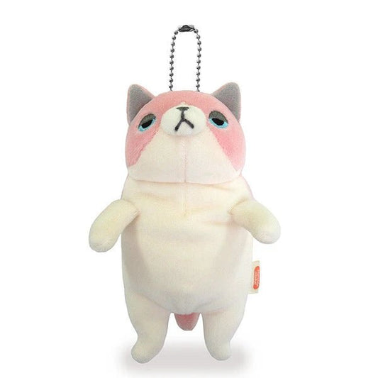 [SAKURA PINK CAT] "Fuwatoro Animal" Plush Keychain - Rosey’s Kawaii Shop