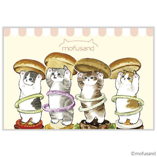 [Sandwich] "Mofusand" Postcard - Rosey’s Kawaii Shop