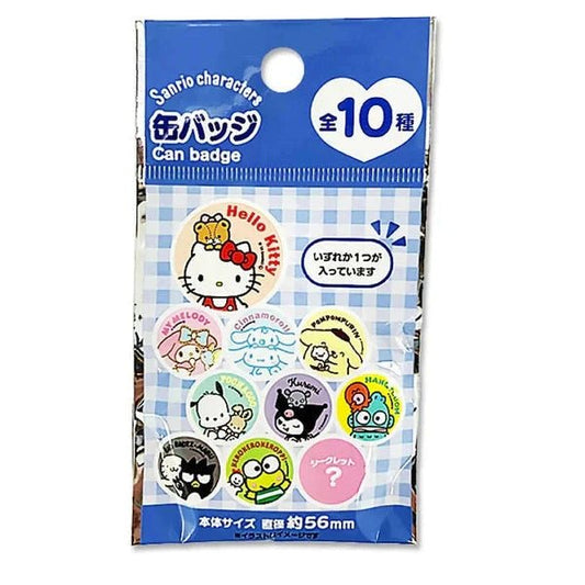 "Sanrio Characters CAN BADGE" Blind Bag - Rosey’s Kawaii Shop