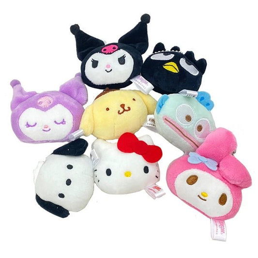 "Sanrio Face" Plush Keychain - Rosey’s Kawaii Shop