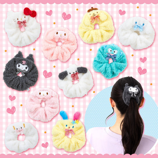 "Sanrio Face Shaped" Scrunchie - Rosey’s Kawaii Shop