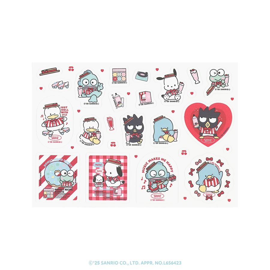 "Sanrio HAPIDANBUI x Etoile et Griotte" Sticker Sheet - Rosey’s Kawaii Shop