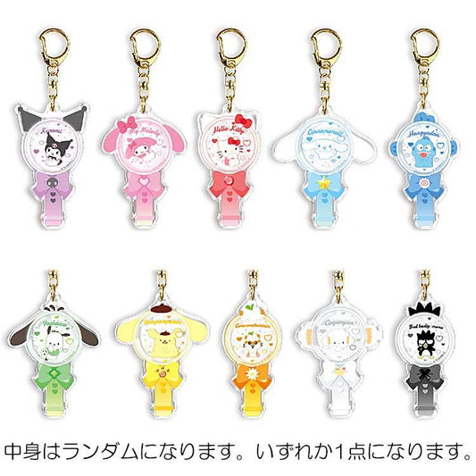 "Sanrio Idol Lightstick" Acrylic Keychain Blind Bag - Rosey’s Kawaii Shop