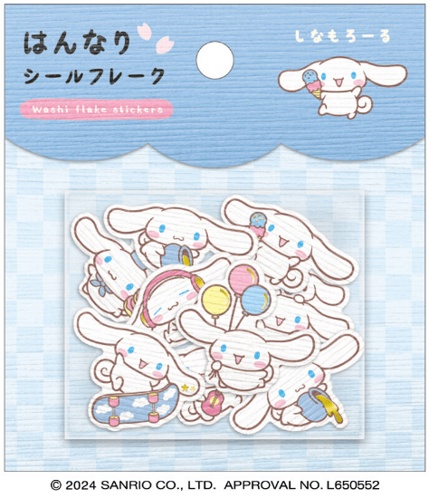 'Sanrio Japanese Style Paper" Sticker Flakes - Rosey’s Kawaii Shop