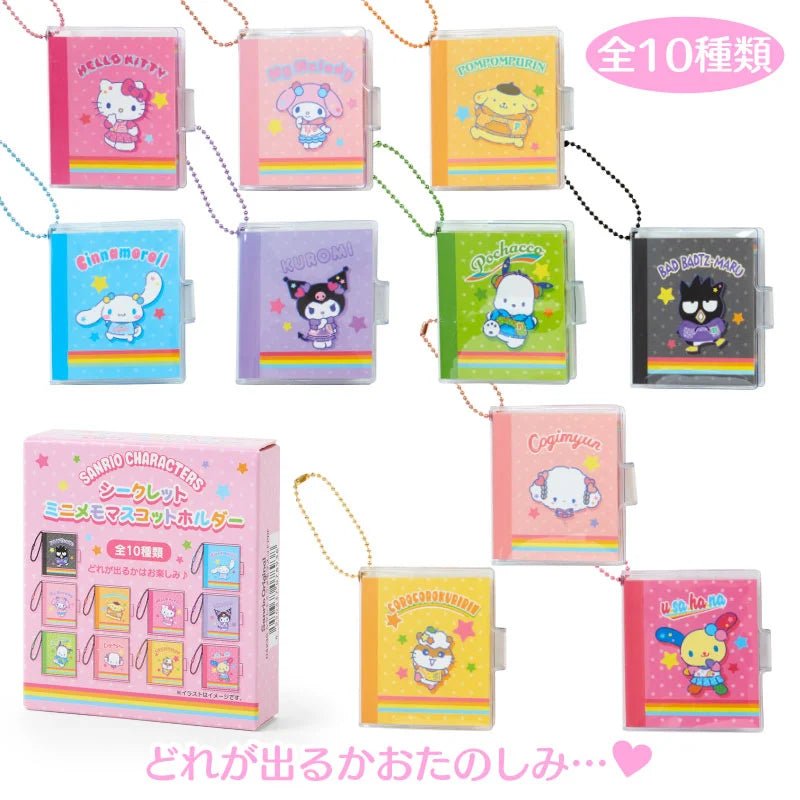 "Sanrio Nostalgic Profile Book" Memo Keychain Blind Box - Rosey’s Kawaii Shop