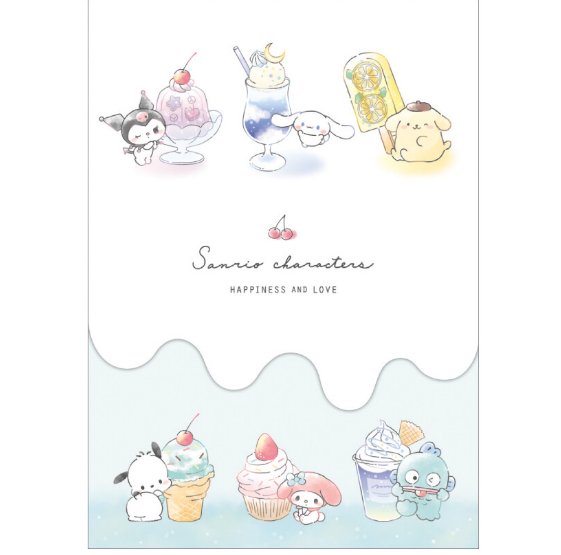 "Sanrio Sweets" A6 Memo Pad - Rosey’s Kawaii Shop