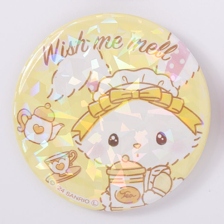 "Sanrio Tea Time" Hologram Can Badge - Rosey’s Kawaii Shop