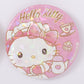 "Sanrio Tea Time" Hologram Can Badge - Rosey’s Kawaii Shop