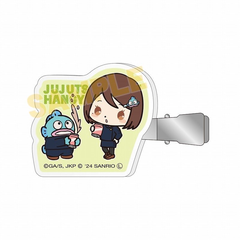 [SHOKO x Hangyodon] "Jujutsu Kaisen x Sanrio" Hair Clip Set - Rosey’s Kawaii Shop