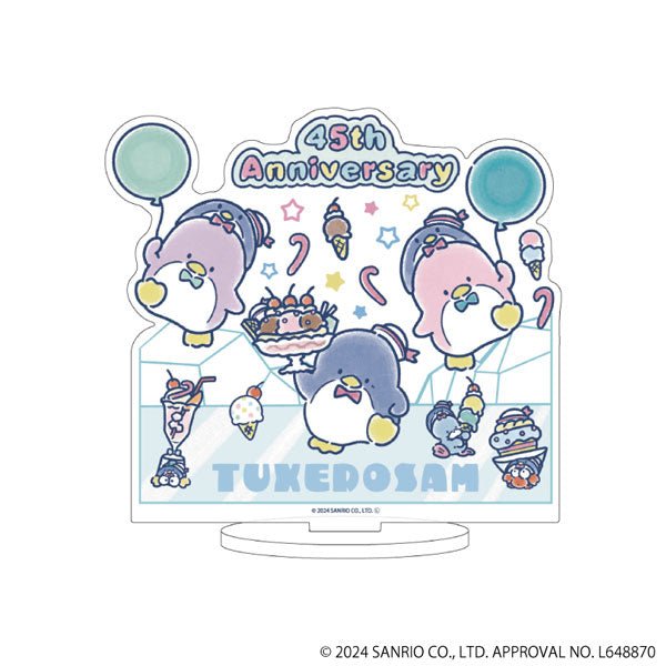 [SIBLINGS] GRAFFART "Happy Birthday Tuxedo Sam" Acrylic Stand - Rosey’s Kawaii Shop