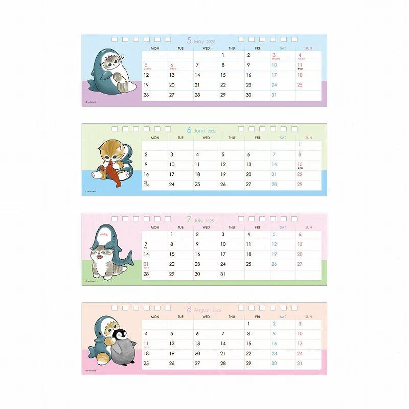 [SLIM] "2025 Mofusand Tabletop Calendar" - Rosey’s Kawaii Shop