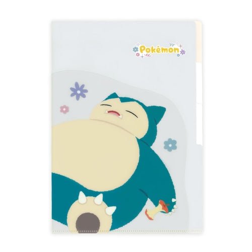 [SNORLAX / PSYDUCK] "Pokemon Makes You Happy" Index File Folder - Rosey’s Kawaii Shop