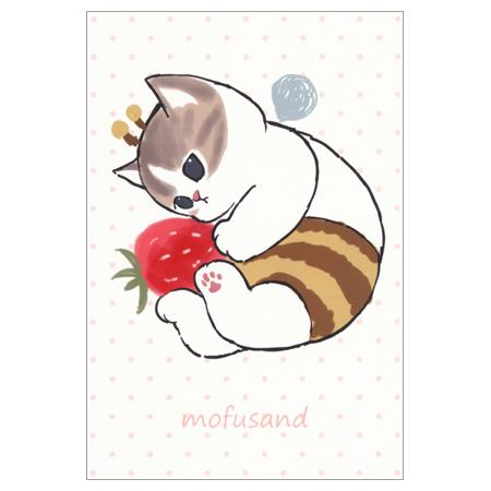 [STRAWBERRY] "Mofusand Bumble Bee" Postcard - Rosey’s Kawaii Shop