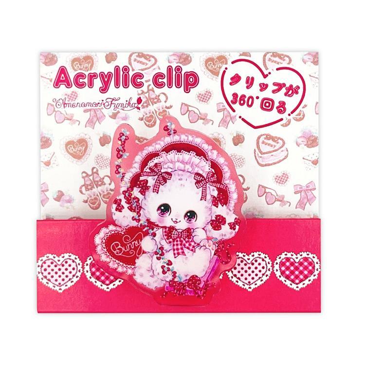 [STRAWBERRY RETRO] "Amenomori Fumika" Acrylic Clip - Rosey’s Kawaii Shop