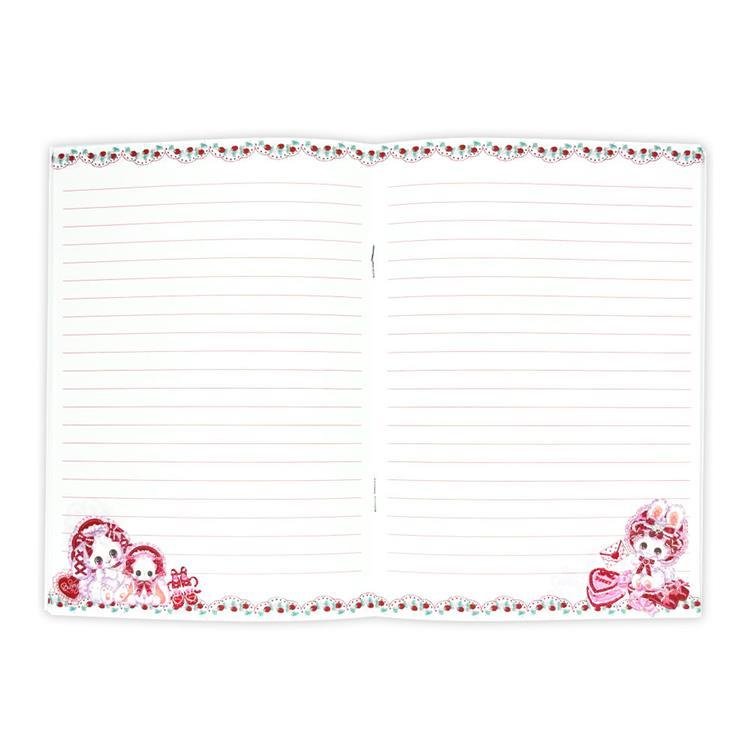 [STRAWBERRY RETRO] "Amenomori Fumika" B6 Notebook - Rosey’s Kawaii Shop