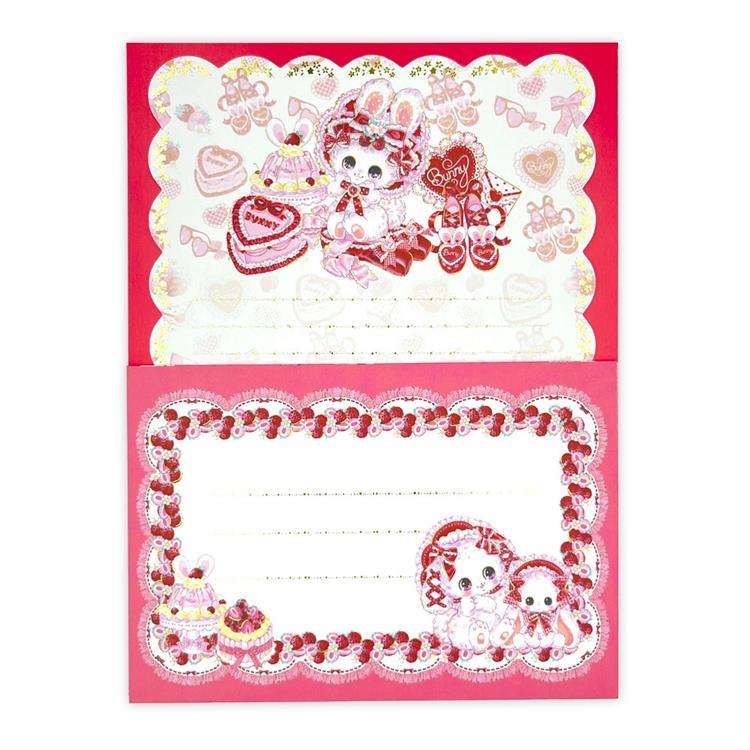 [STRAWBERRY RETRO] "Amenomori Fumika" Letter Set - Rosey’s Kawaii Shop