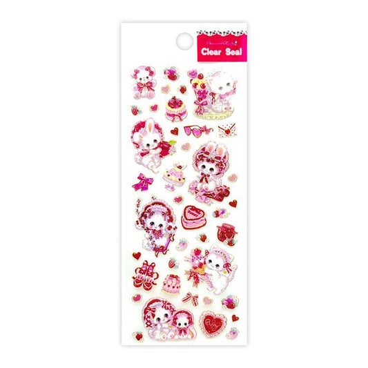 [STRAWBERRY RETRO] "Amenomori Fumika" Sticker Sheet - Rosey’s Kawaii Shop