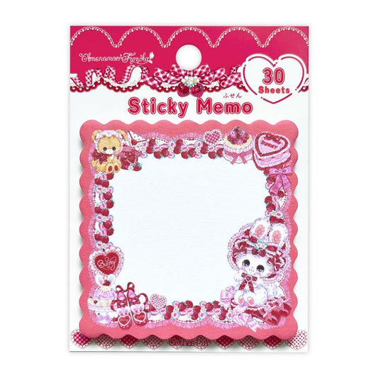 [STRAWBERRY RETRO] "Amenomori Fumika" Sticky Notes - Rosey’s Kawaii Shop