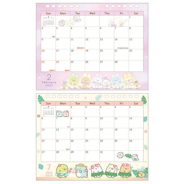 "Sumikko Gurashi 2025 Desk Calendar" [CD39401] - Rosey’s Kawaii Shop