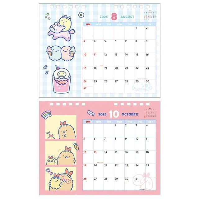 "Sumikko Gurashi 2025 Desk Calendar" [CD39501] - Rosey’s Kawaii Shop