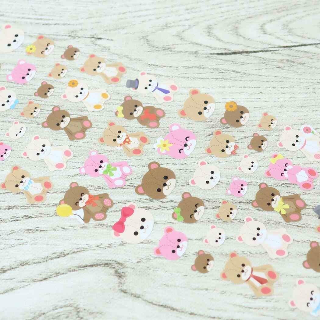 "Teddy Bear" Paper Seal Sticker Sheet - Rosey’s Kawaii Shop