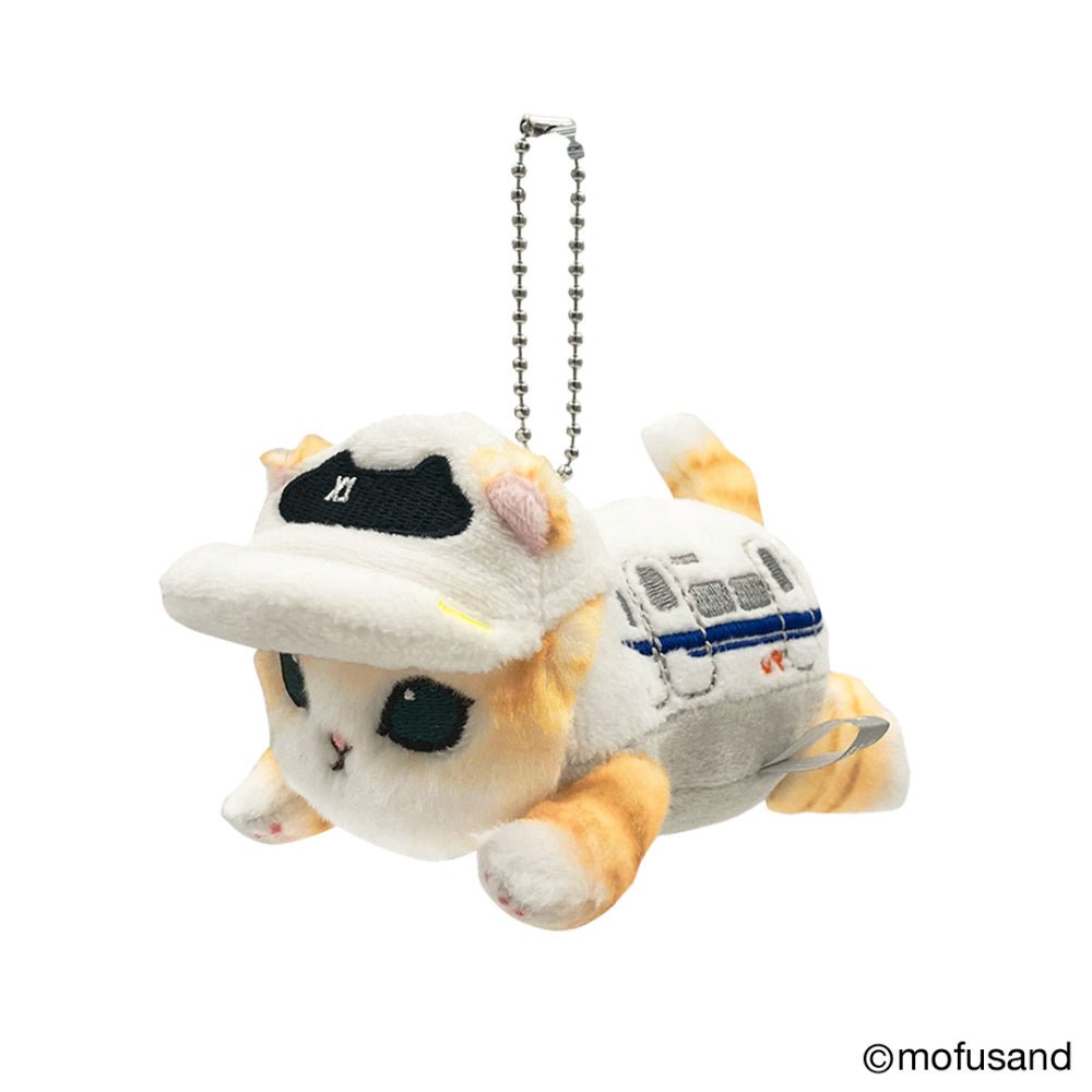 [TRAIN] "Mofusand x Shinkansen Train" Plush Keychain - Rosey’s Kawaii Shop