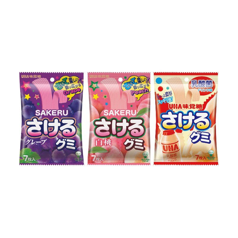 UHA "Sakeru Stringy" Gummy - Rosey’s Kawaii Shop