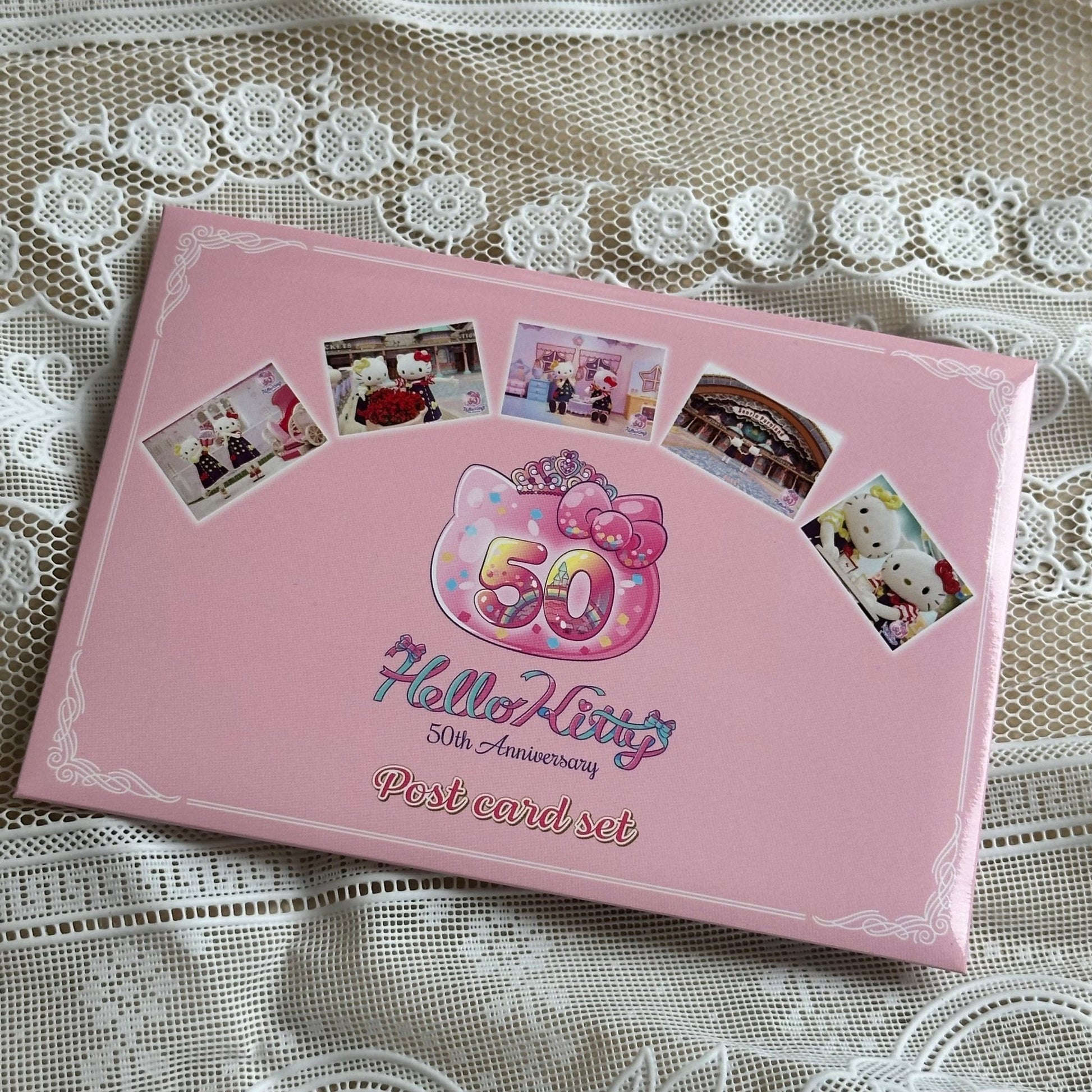 [VOL 1] "Hello Kitty 50th Anniversary Puroland" Postcard Set - Rosey’s Kawaii Shop