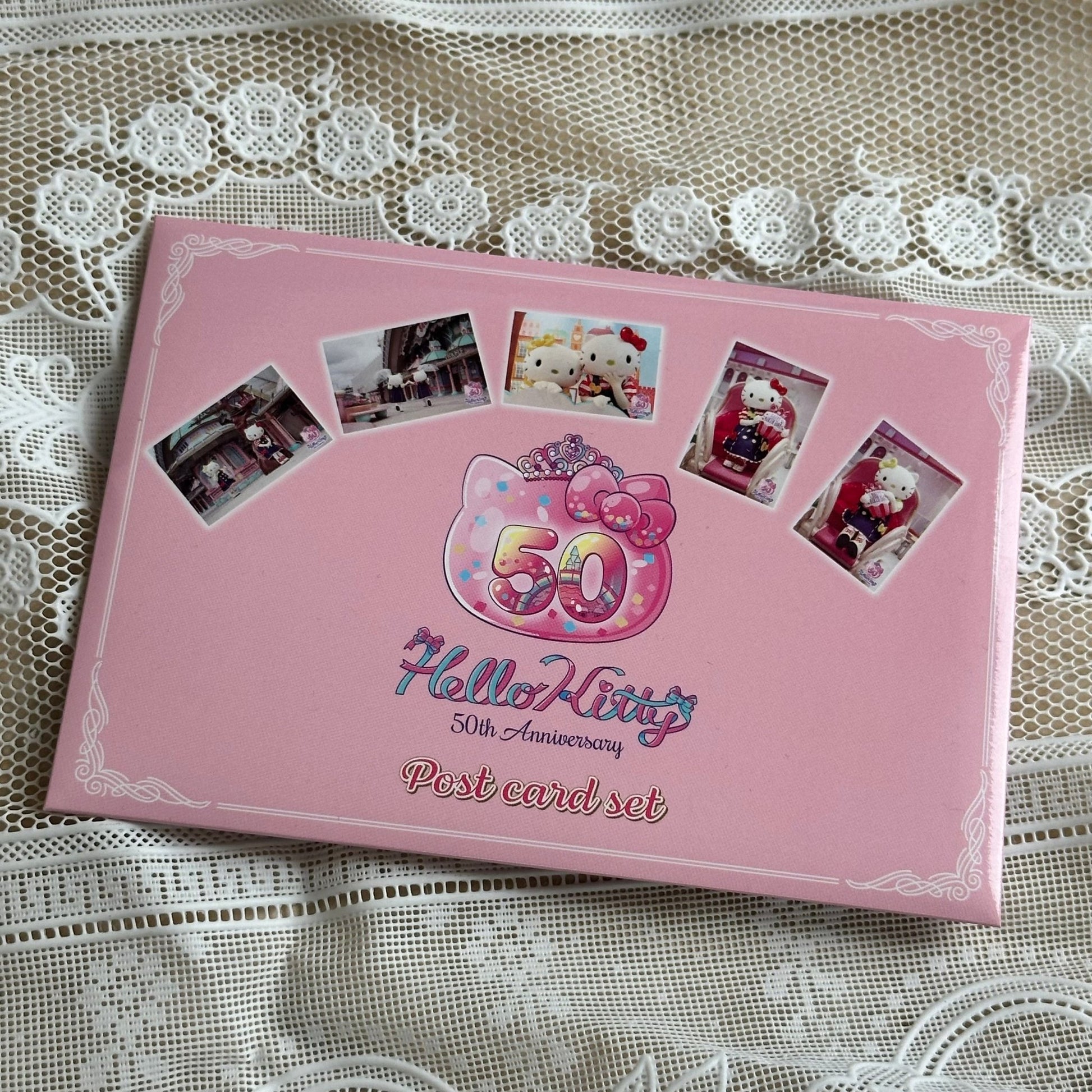 [VOL 2] "Hello Kitty 50th Anniversary Puroland" Postcard Set - Rosey’s Kawaii Shop