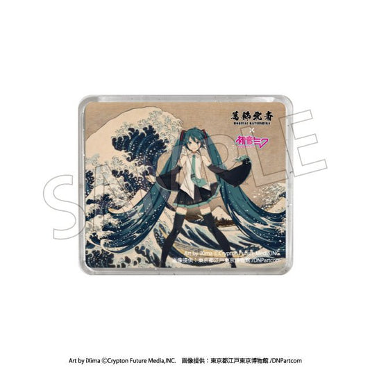 [WAVES] "Katasushika Hokusai x Hatsune Miku" 3D Magnet - Rosey’s Kawaii Shop