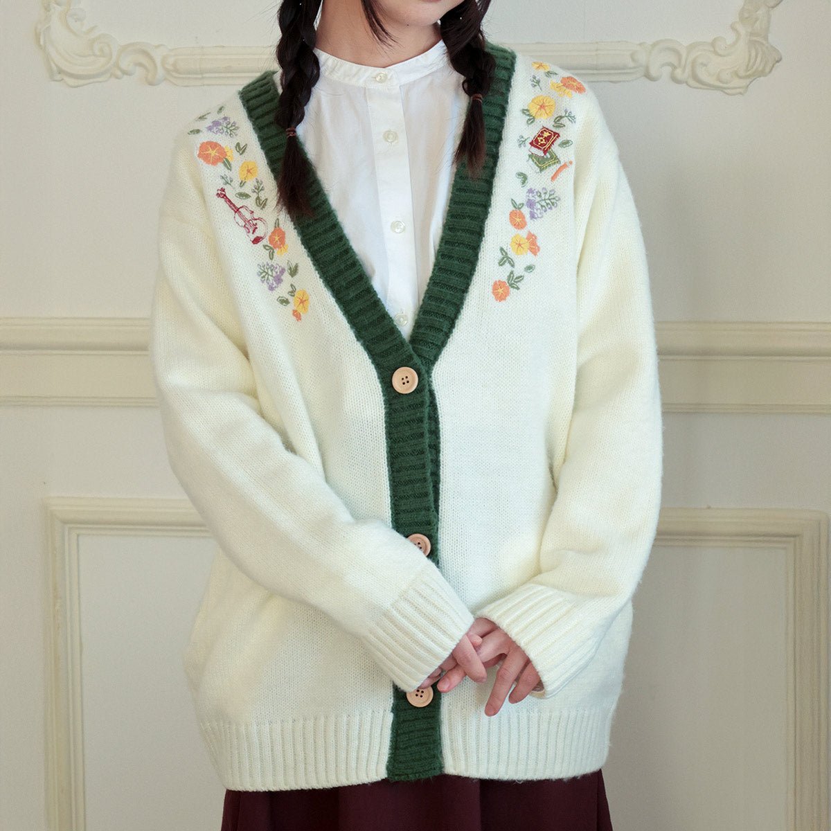 "Whisper of the Heart" Cardigan - Rosey’s Kawaii Shop