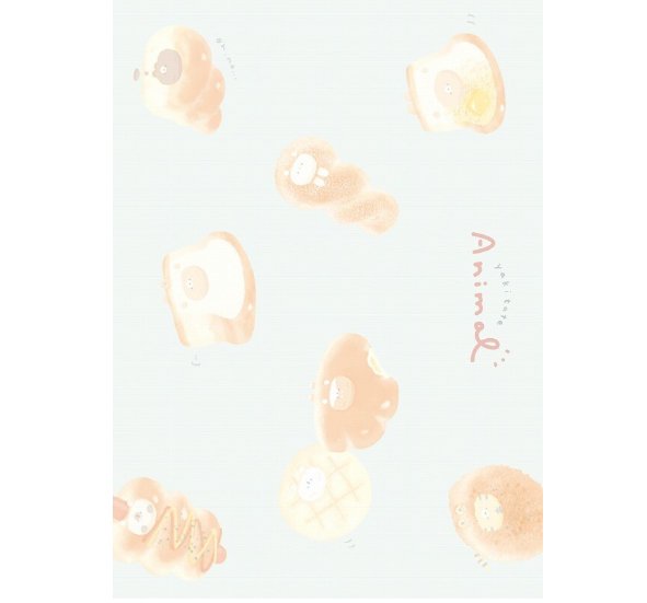 [WHITE] "Animal Bakery" Small Memo - Rosey’s Kawaii Shop