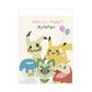 [YELLOW] "Pokemon Makes You Happy" Small Memo Pad - Rosey’s Kawaii Shop