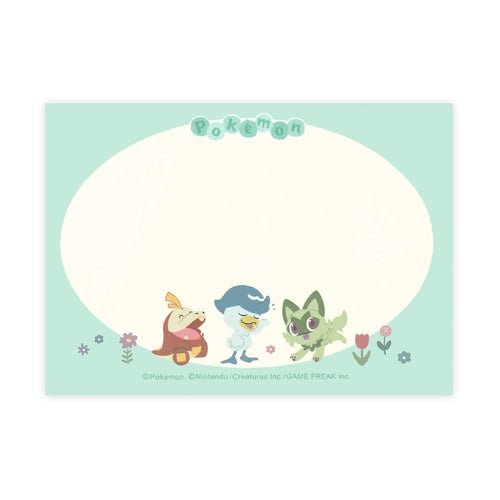 [YELLOW] "Pokemon Makes You Happy" Small Memo Pad - Rosey’s Kawaii Shop