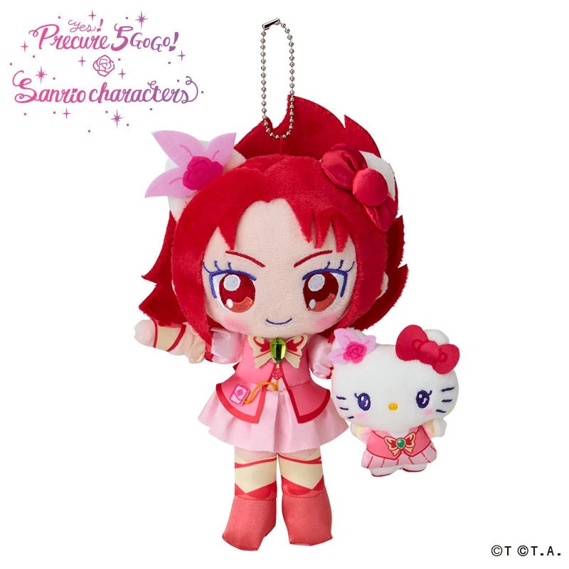 "Yes! Precure 5 GoGo! x Sanrio" Plush Keychain - Rosey’s Kawaii Shop